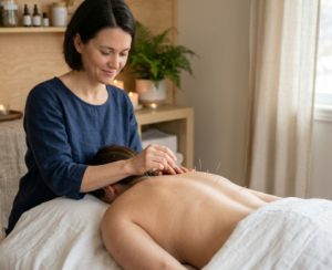 acupuncture for wellness ilustration