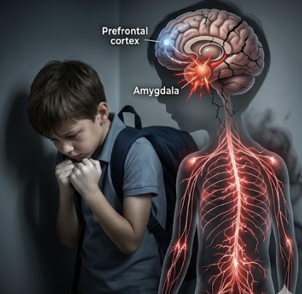 How Childhood Trauma Affects the Brain and Nervous System ilustration pics